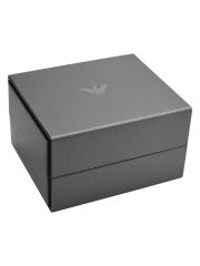 סט שעון וצמיד EMPORIO ARMANI לגבר עם רצועת עור דגם AR80026