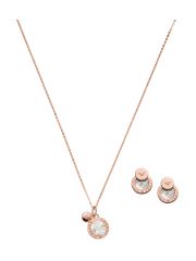 סט ארמאני שרשרת ועגילים לאישה דגם EG3476221