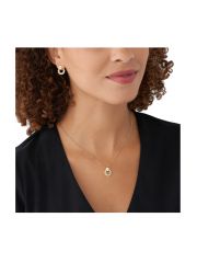 סט שרשרת ועגילי ארמאני לאישה דגם EGS2972SET