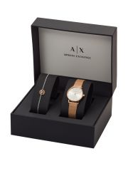 סט שעון וצמיד ARMANI EXCHANGE קולקציית LOLA דגם AX7121