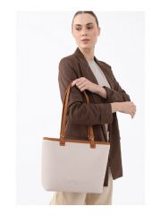 Shoulder Bag Beige-Camel