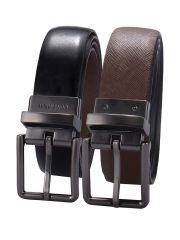 חגורת עור 2 צדדים  Calvin Klein דגם 11CK010002-014