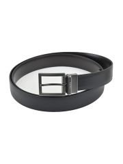 סט חגורת עור 2 אבזמים Calvin Klein דגם  11CK020006-014