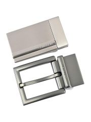 סט חגורת עור 2 אבזמים Calvin Klein דגם  11CK020006-014