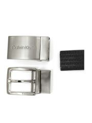 סט חגורת עור 2 אבזמים Calvin Klein דגם 11CK020017-014