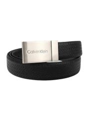 סט חגורת עור 2 אבזמים לגבר מבית Calvin Klein דגם 11CK020023-014
