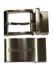 סט חגורת עור 2 אבזמים לגבר מבית Calvin Klein דגם 11CK020023-014