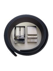 סט חגורת עור 2 אבזמים Calvin Klein דגם  11CK020025-014