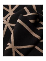 סט כובע וצעיף צמר CK דגם CK-LV04D0007G-UB1