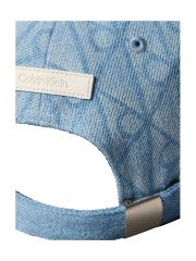 DENIM EMBLEM BURNOUT w PATCH CAP