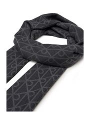 TONAL AOP WOOL LW SCARF