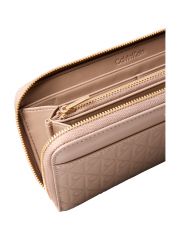 EMBLEM AOP EMBOSSED LONG WALLET