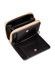 CK METALLIC FLAP ZIP AROUND