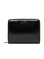 CK METALLIC FLAP ZIP AROUND