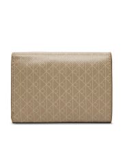 EMBLEM AOP TRIFOLD W/ ZIP POCKET