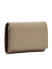 EMBLEM AOP TRIFOLD W/ ZIP POCKET
