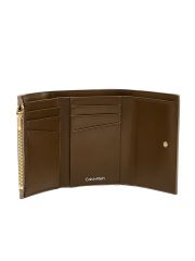 EMBLEM AOP TRIFOLD W/ ZIP POCKET