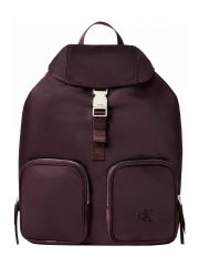 POCKET NYLON FLAP BACKPACK