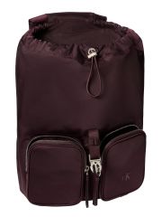 POCKET NYLON FLAP BACKPACK