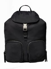 POCKET NYLON FLAP BACKPACK