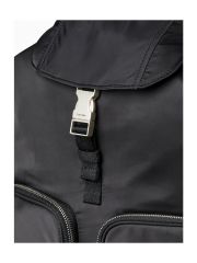 POCKET NYLON FLAP BACKPACK