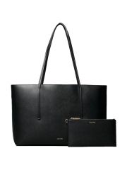 FOIL LOGO TOTE W/POUCH