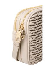 PLEATED DOUBLE ZIP CAMERן»¿A BAG