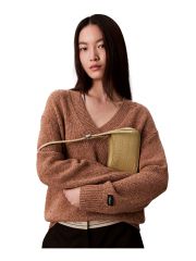 CK CROC SMALL SHOULDER BAG