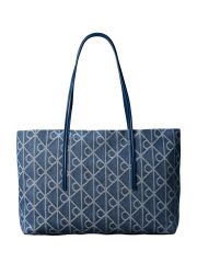 EMBLEM AOP DENIM TOT