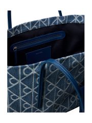 EMBLEM AOP DENIM TOT
