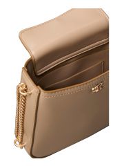 CK SADDLE BAG WITH CHAIN