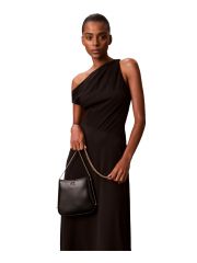 CK SADDLE BAG WITH CHAIN