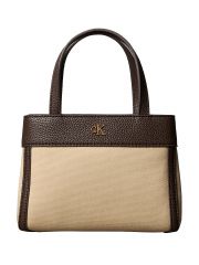 CK CANVAS MINI TOTE CROSSBODY