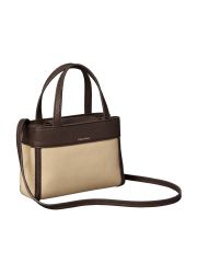 CK CANVAS MINI TOTE CROSSBODY
