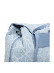 EMBLEM AOP DENIM BACKPACK