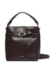 BUCKLE MINI BUCKET CROSSBODY