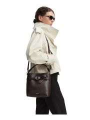 BUCKLE MINI BUCKET CROSSBODY