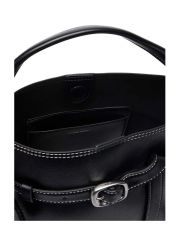 BUCKLE MINI BUCKET CROSSBODY