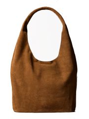 SLOUCHY SUEDE LEATHER MEDIUM BAG