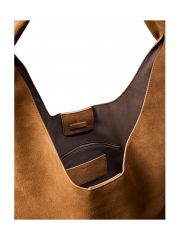 SLOUCHY SUEDE LEATHER MEDIUM BAG
