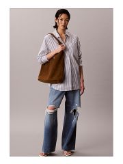 SLOUCHY SUEDE LEATHER MEDIUM BAG