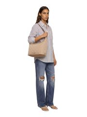 QUILTED NYLON MEDIUM SHOULDER BA