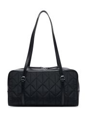 QUILTED NYLON EW SATCHEL