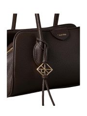 EMBLEM TRIO PEBBLE SHOULDER BAG