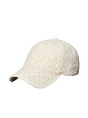 EMBLEM PRINT w LEATHER PATCH CAP