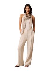 EMBLEM AOP JACQUARD SQUARE SCARF