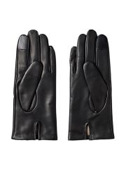 RAISED CK LEATHER GLOVE