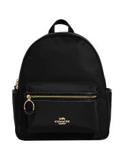 תיק גב מעור לאישה מבית COACH דגם CA210-BLK