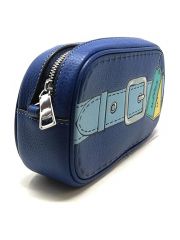 תיק עור לאישה מבית COACH דגם CH363-BLU