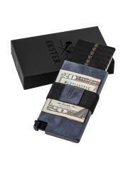 ארנק מחזיק כרטיסים מעור Ekster דגם EK3-SEN-BLU